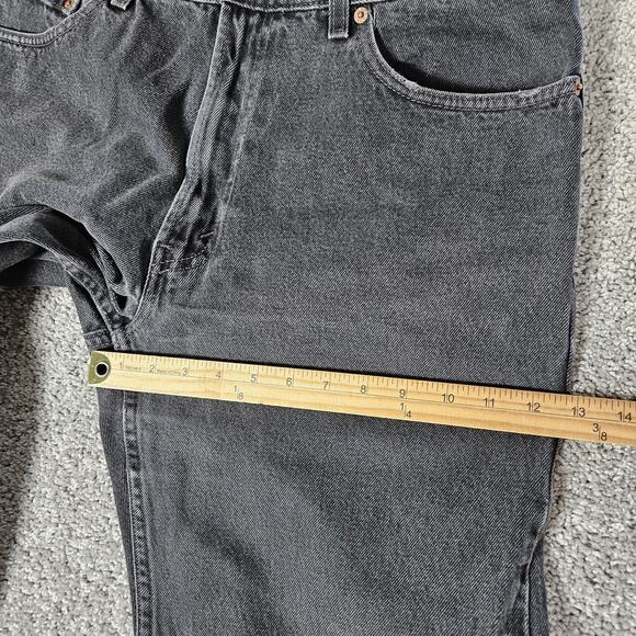 Vtg Levis 505 Jeans Men’s 34x32 (Tag 36X32) Black Straight Regular Fit Y2K - Picture 11 of 15